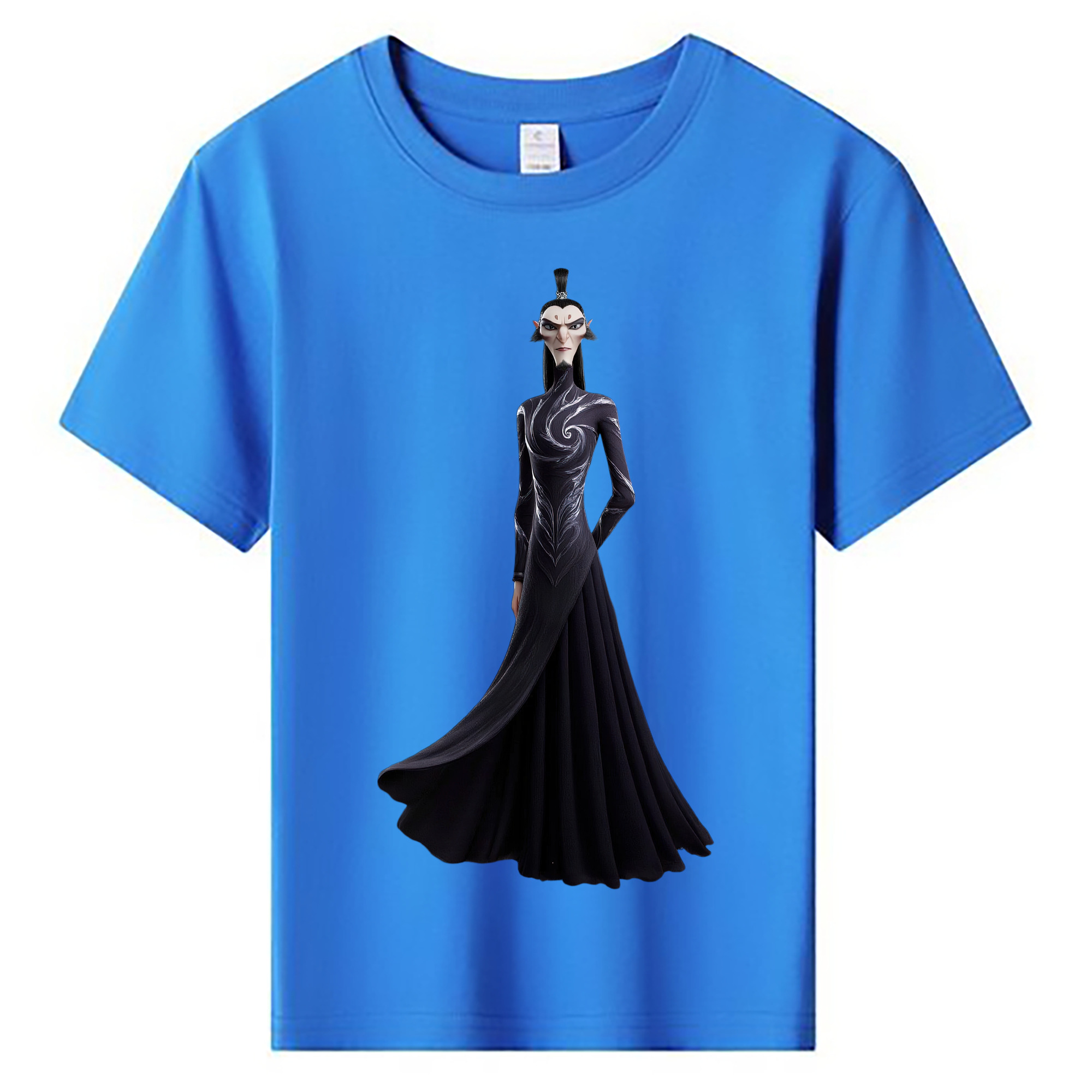 （画像用） Ne Zha 2 ナタ 魔童の大暴れ 綿100％キッズTシャツ（フロントプリント）